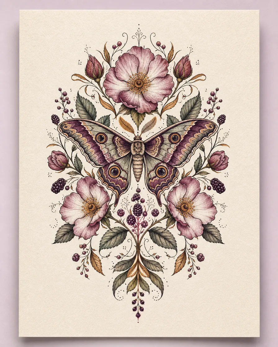 Floral Tattoos — AI-generated tattoo concept artwork