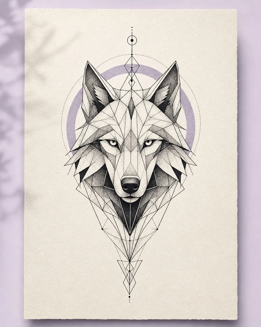 Geometric Tattoos — AI-generated tattoo concept artwork