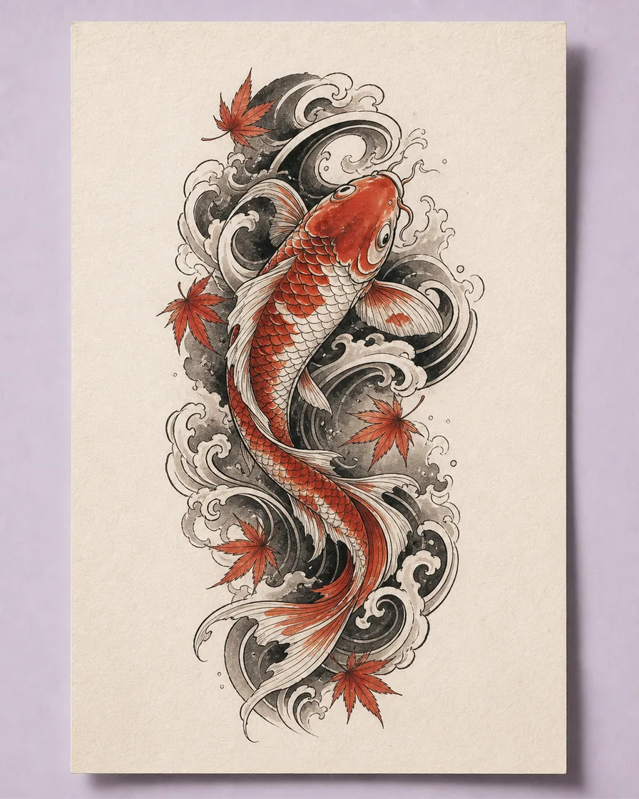 Japanese Tattoos — AI-generated tattoo concept artwork