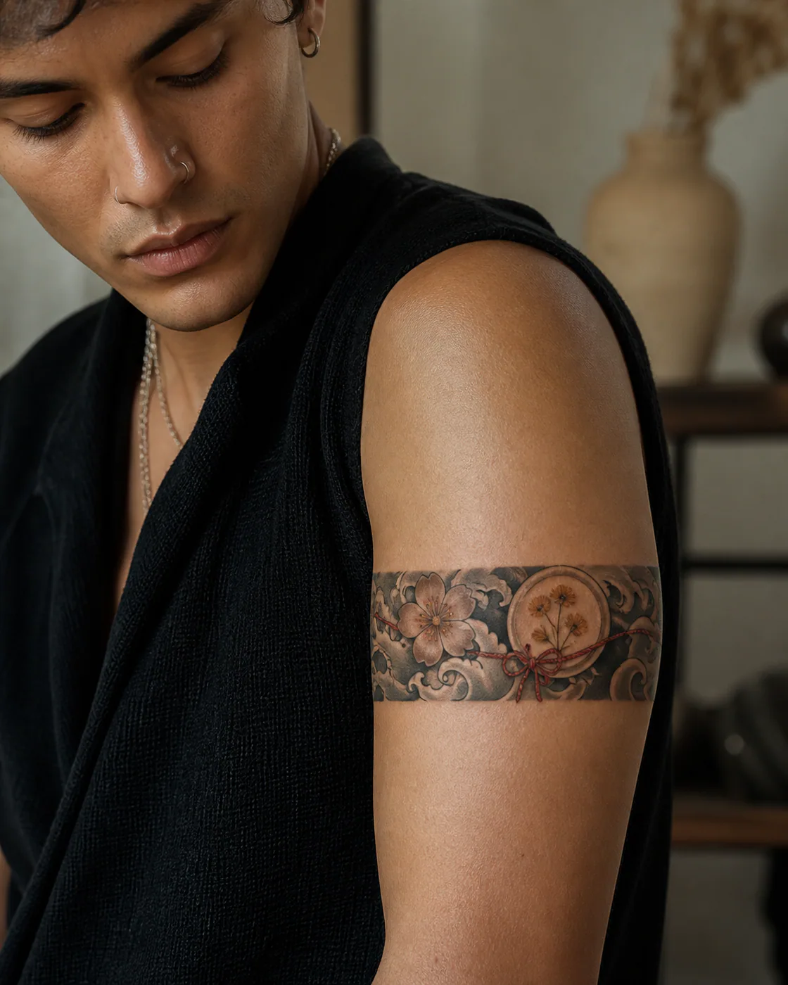 Japanese Memory tattoo on the Armband
